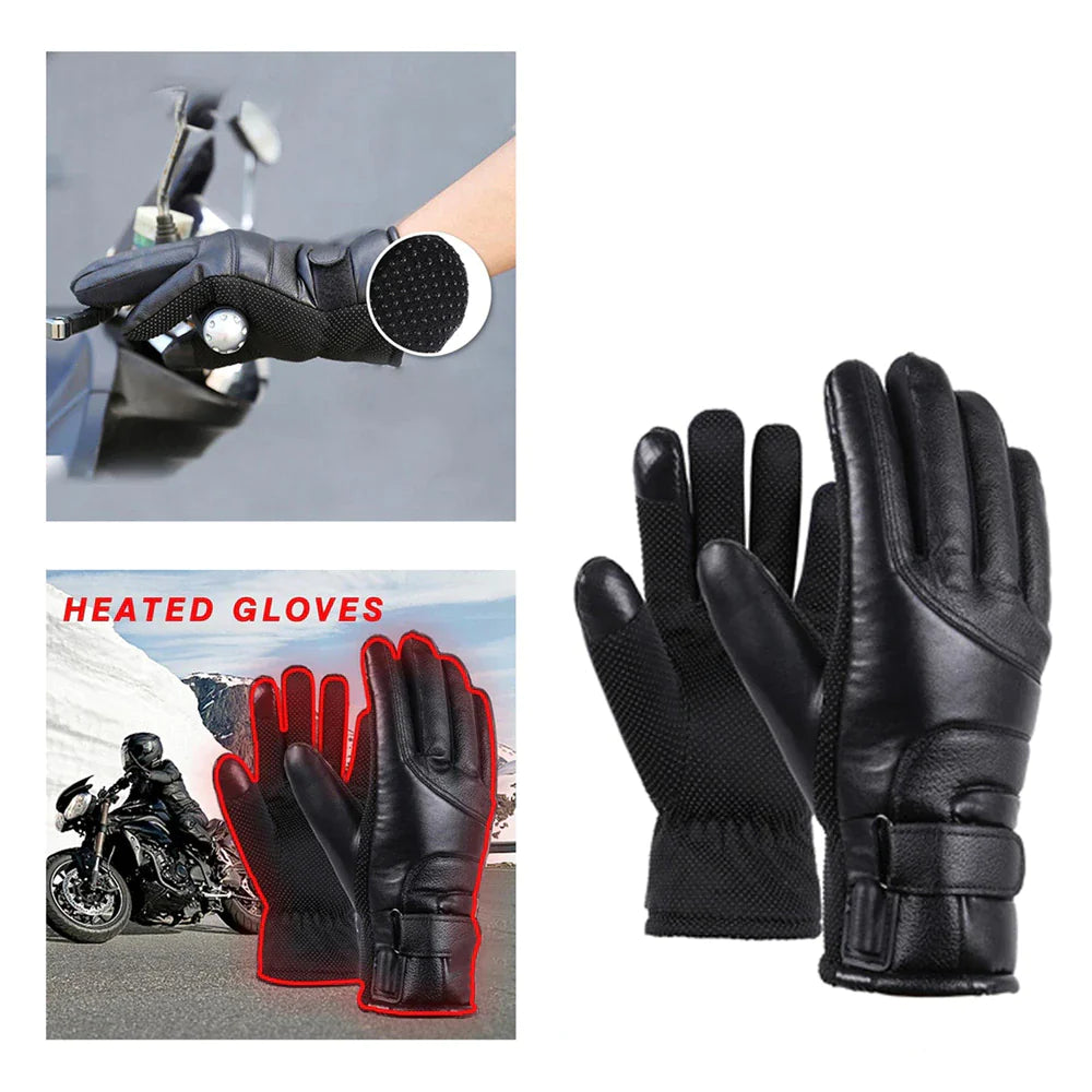 Deluxe USB Powered Heated Gloves - Thermal Windproof Hand Warmers for Winter Sports