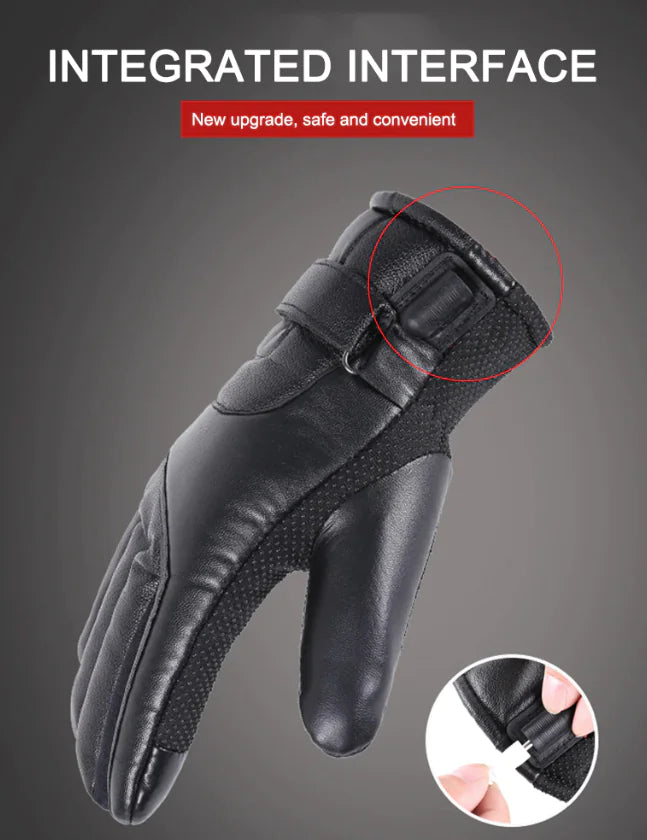 Deluxe USB Powered Heated Gloves - Thermal Windproof Hand Warmers for Winter Sports