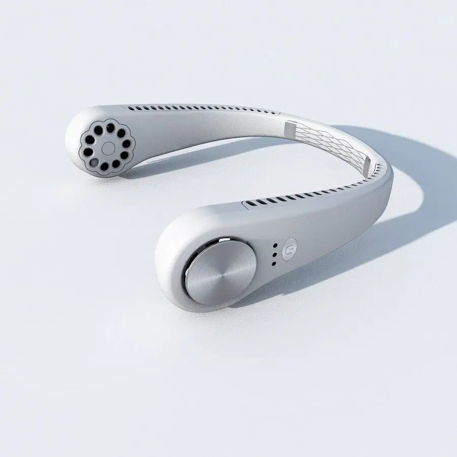 Wearable Cooling Neck Fan - USB-Powered & Hands-Free Mini Air Conditioner
