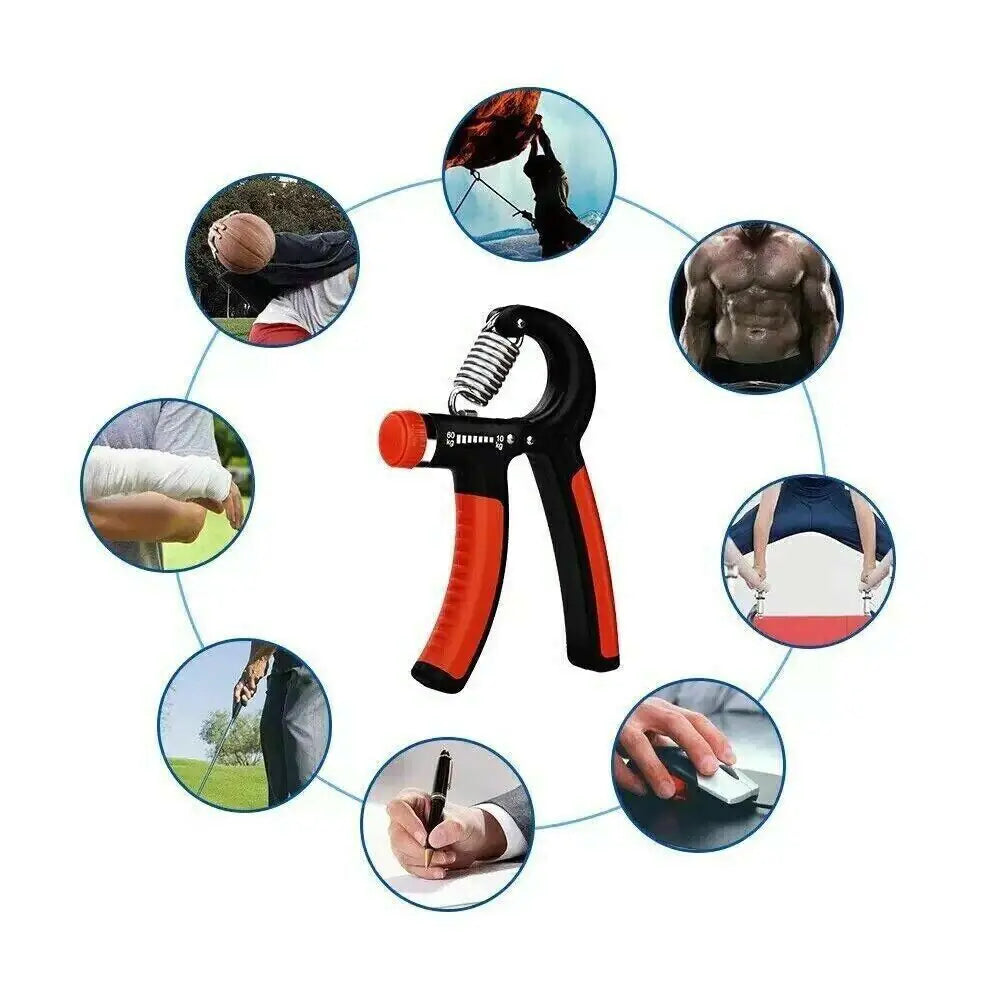 Ultimate Grip Strength Trainer - Adjustable 10-60kg Hand Gripper for Forearm & Wrist