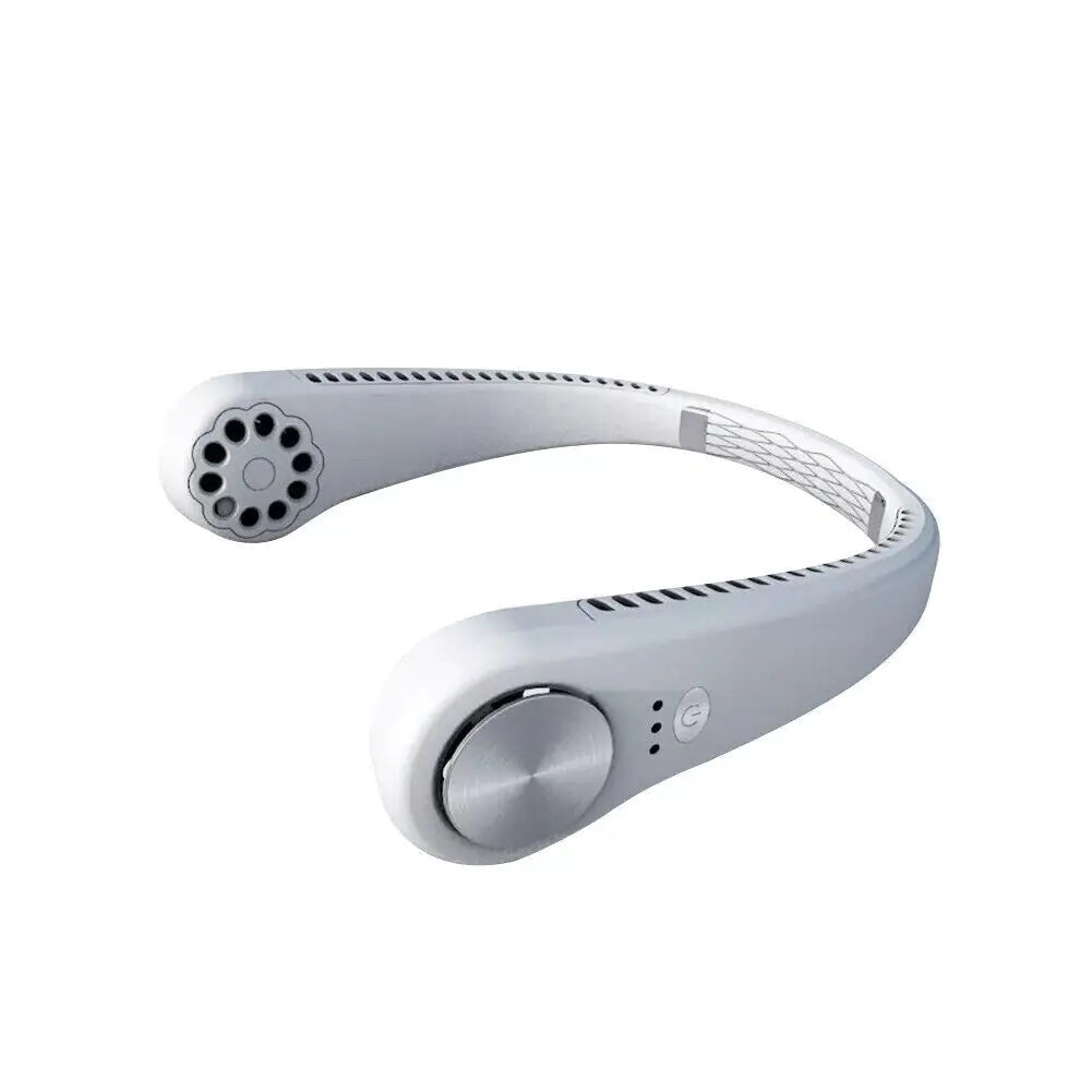 Wearable Cooling Neck Fan - USB-Powered & Hands-Free Mini Air Conditioner